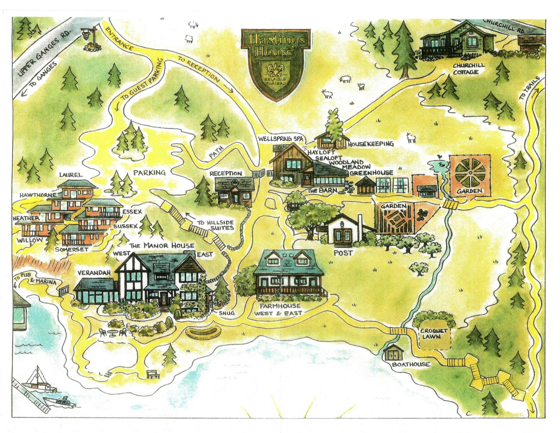 Hastings House Country House Hotel interior