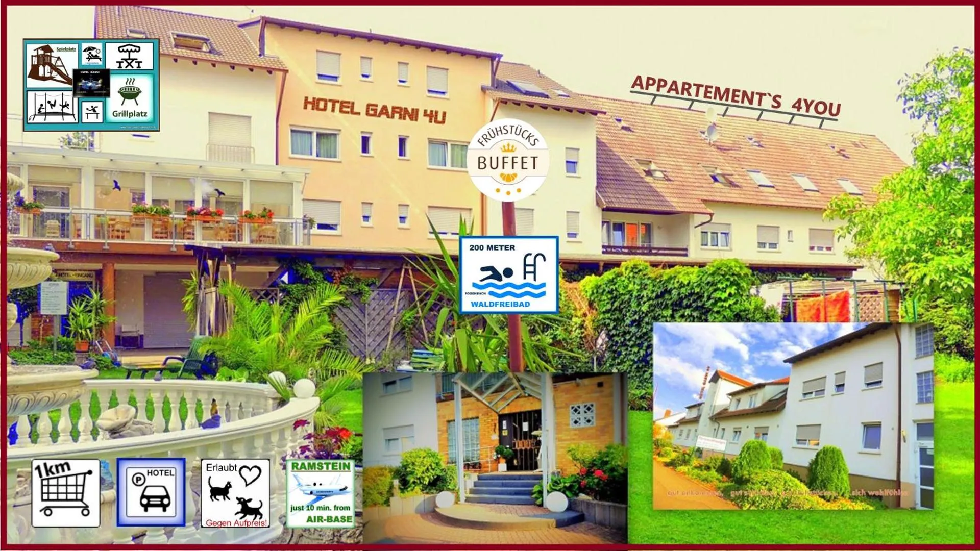 Dog Friendly Aparthotel $Rodenbach - $Appartements 4U Rodenbach
