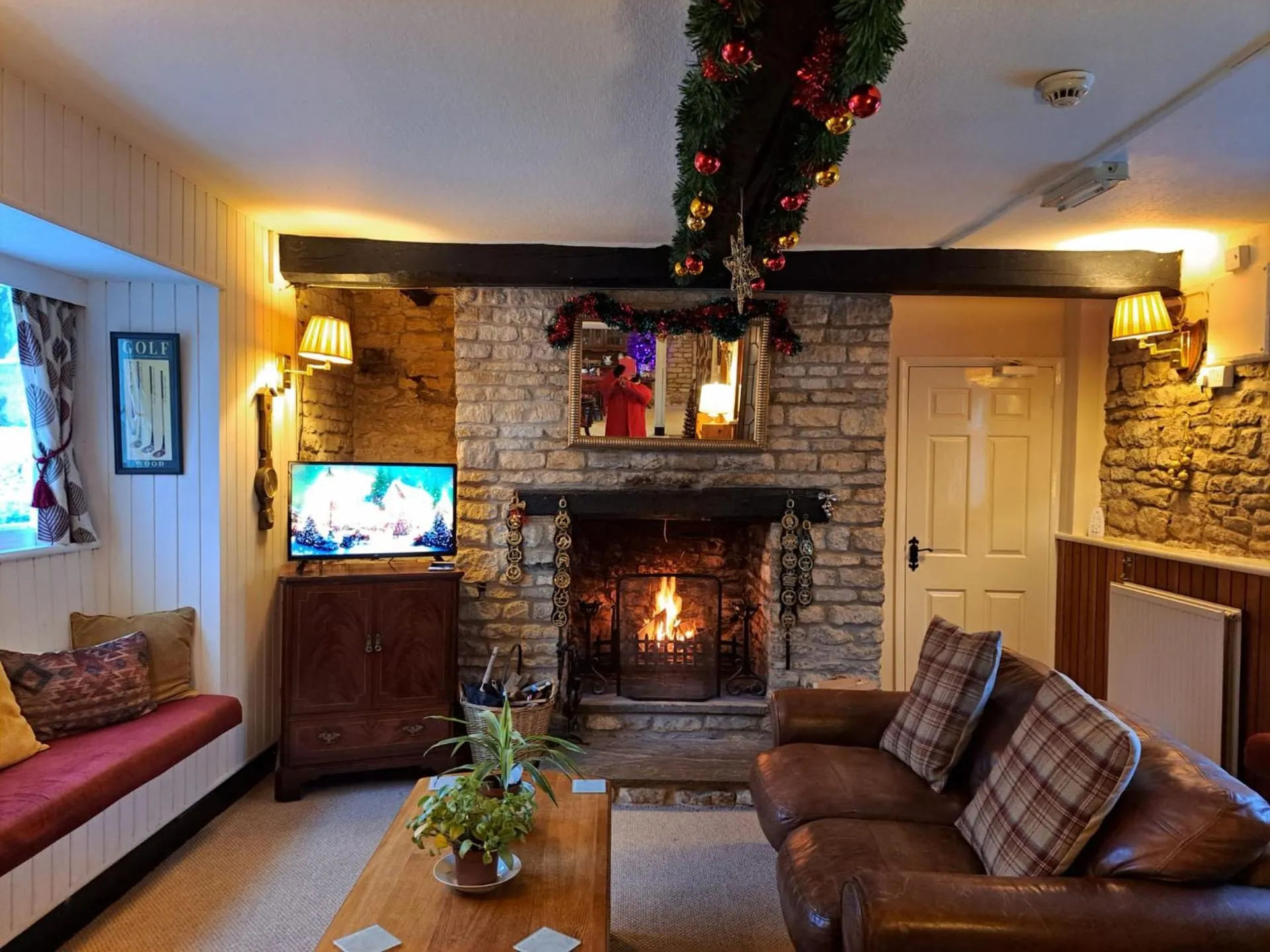 The horse and panniers guest house.