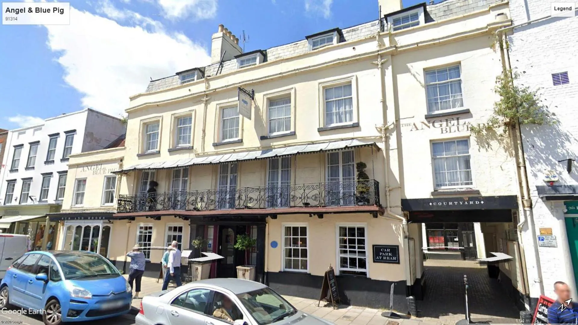 Dog Friendly Hotel $Lymington - $The Angel & Blue Pig
