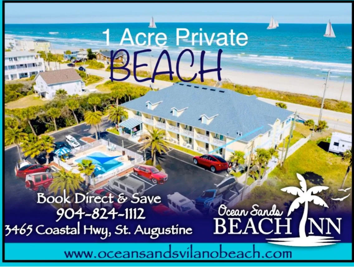 Ocean Sands Beach Inn - Historic Downtown-2 miles - Book a 1 Acre Private Beach Hotel Today -Ultra Sparkling - Breakfast starts at 4 AM- Saltwater-Mineral Pool open until 4AM Fresh Baked Cookies and Popcorn - Book a OCEANVIEW - Free Beach Bike Rentals