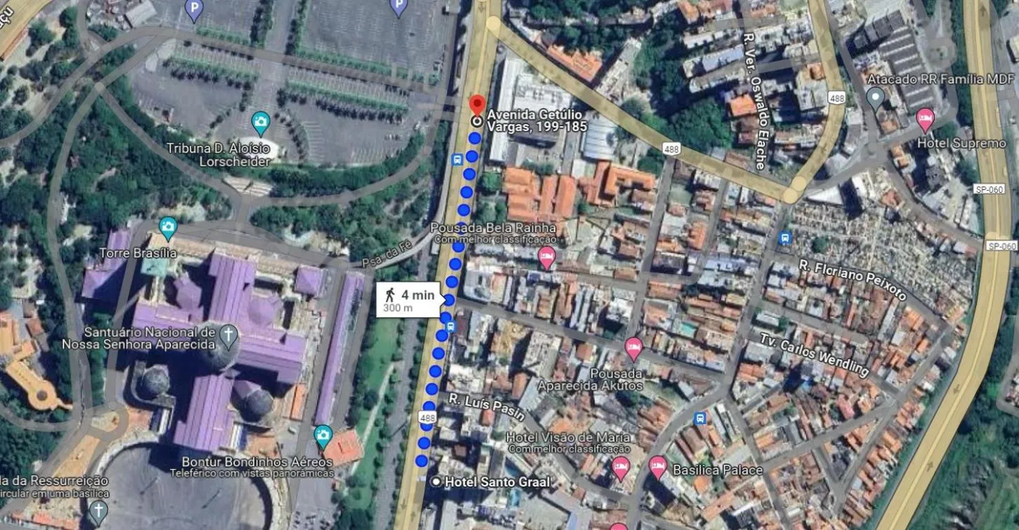 Dog Friendly Hotel $Aparecida - $Hotel Santo Graal