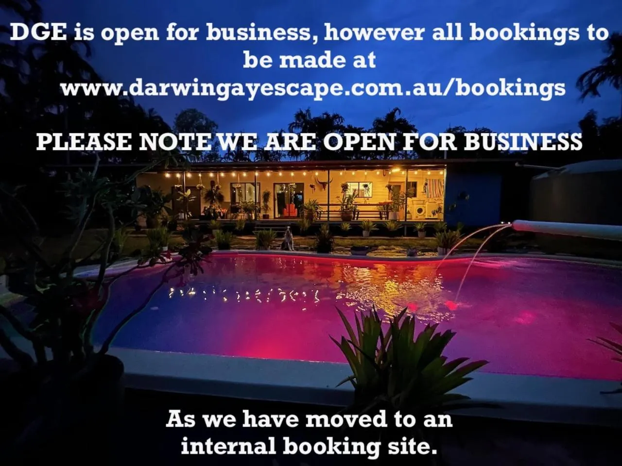 Darwin Gay Escape MEN ONLY 18+