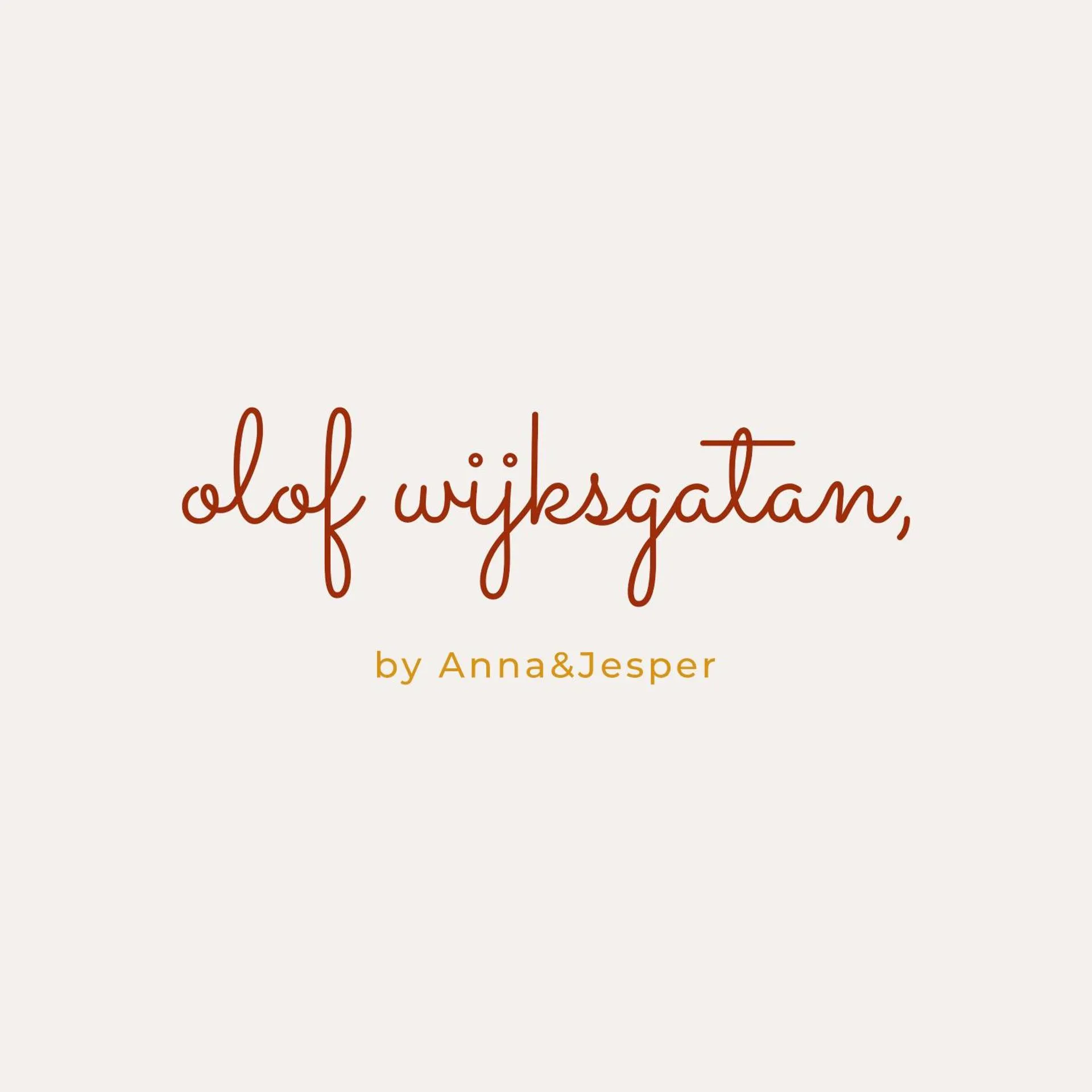 Olof Wijksgatan, by Anna&Jesper