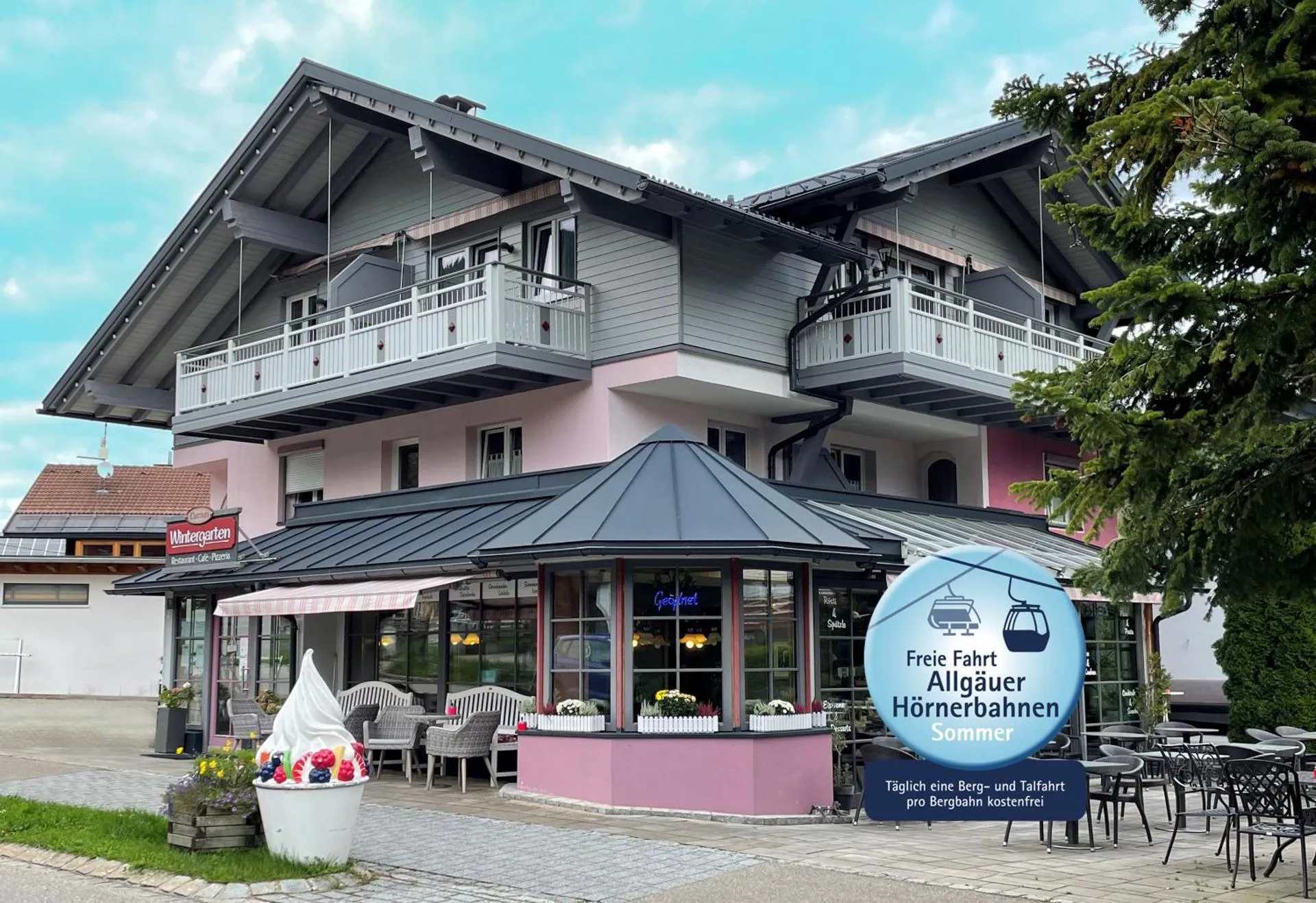 Vintage-Hotel Charivari Sommer Bergbahnen kostenlos