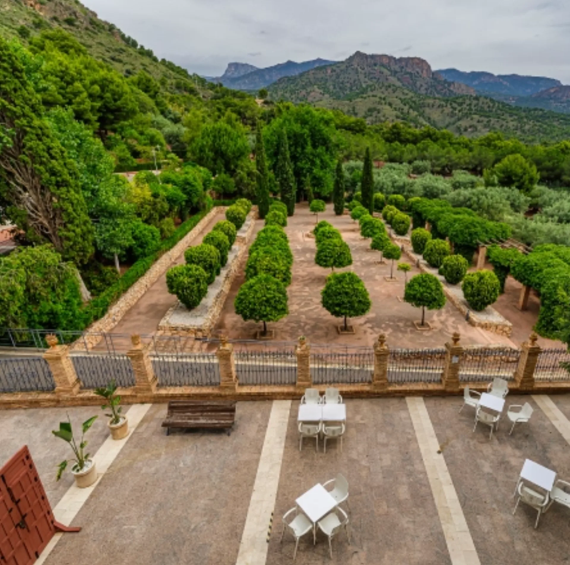 Jardines de La Santa interior