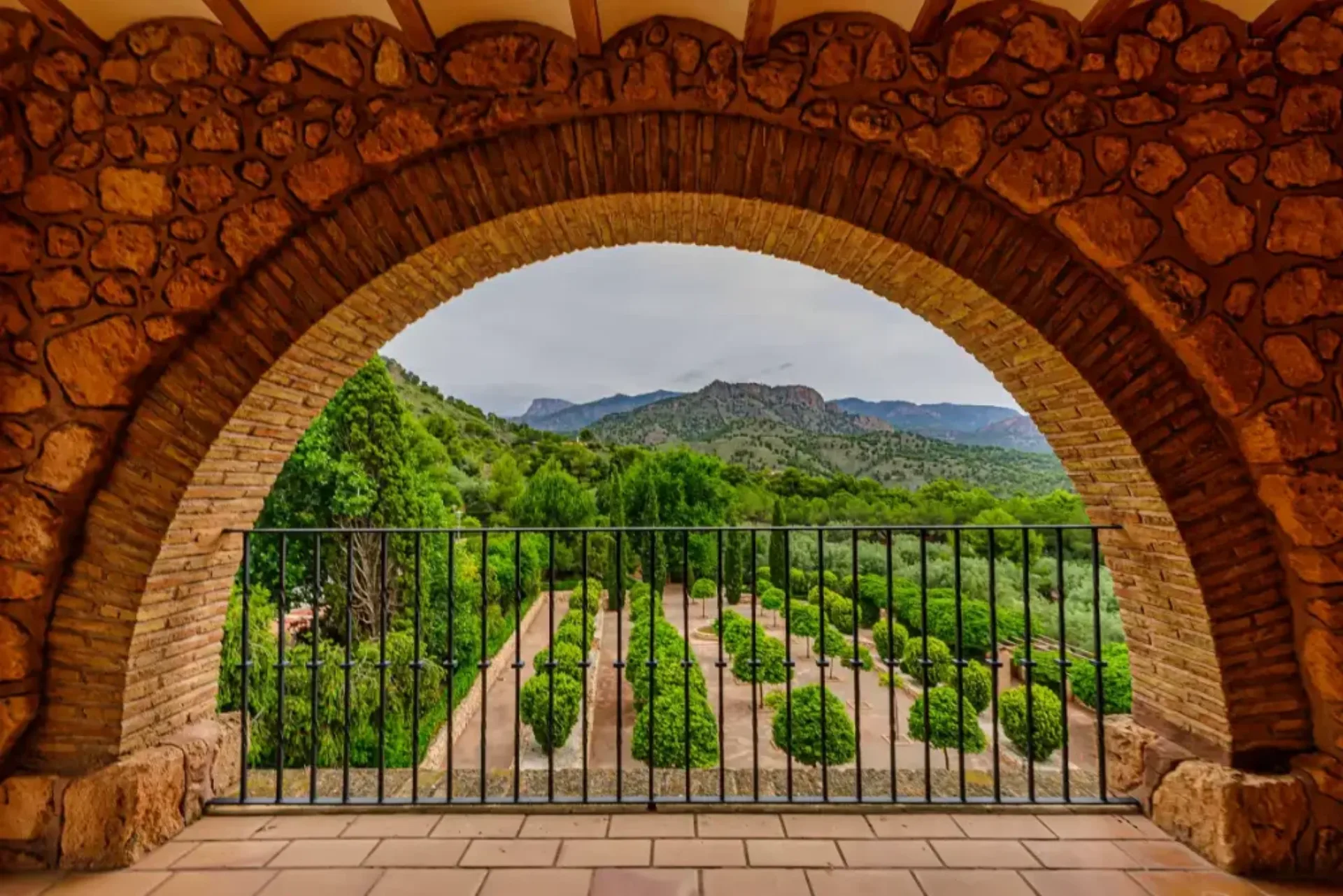 Jardines de La Santa interior