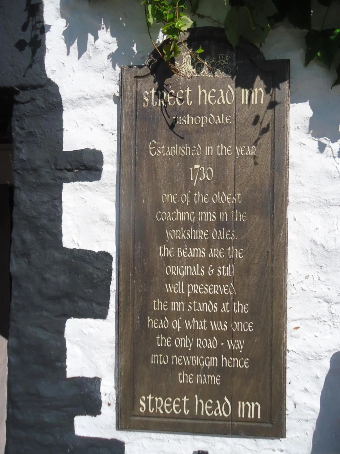 Dog Friendly Inn $West Burton - $The Street Head Inn