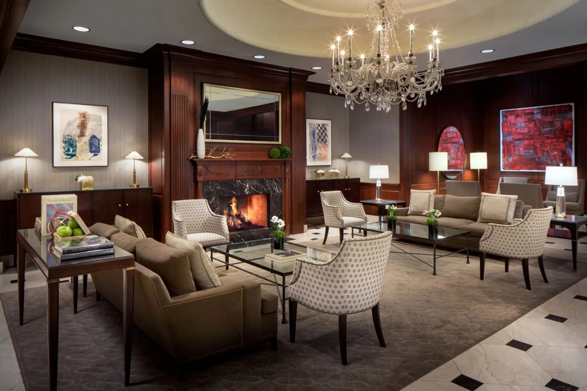The Townsend Hotel interior