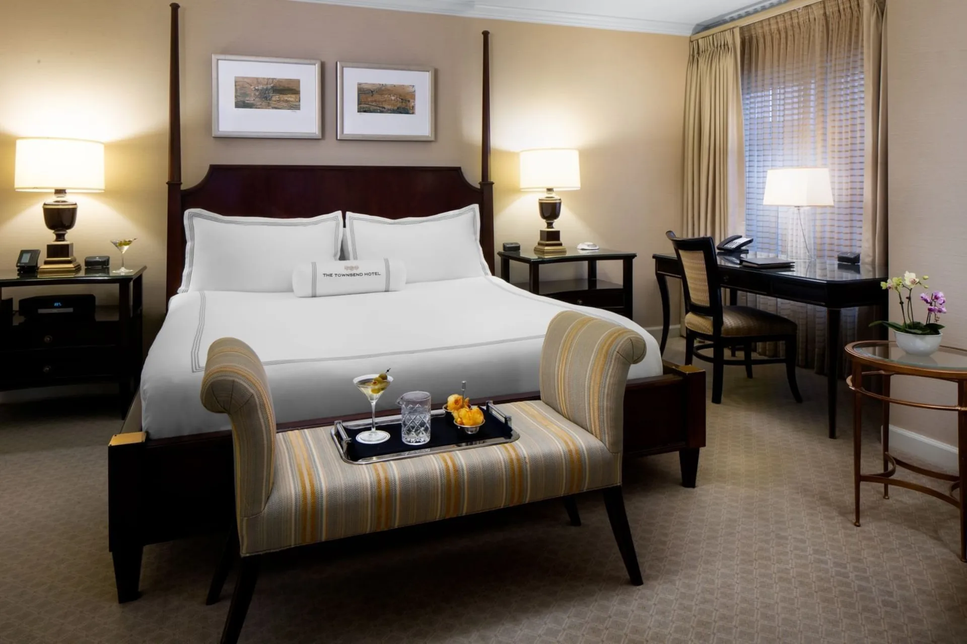 The Townsend Hotel interior