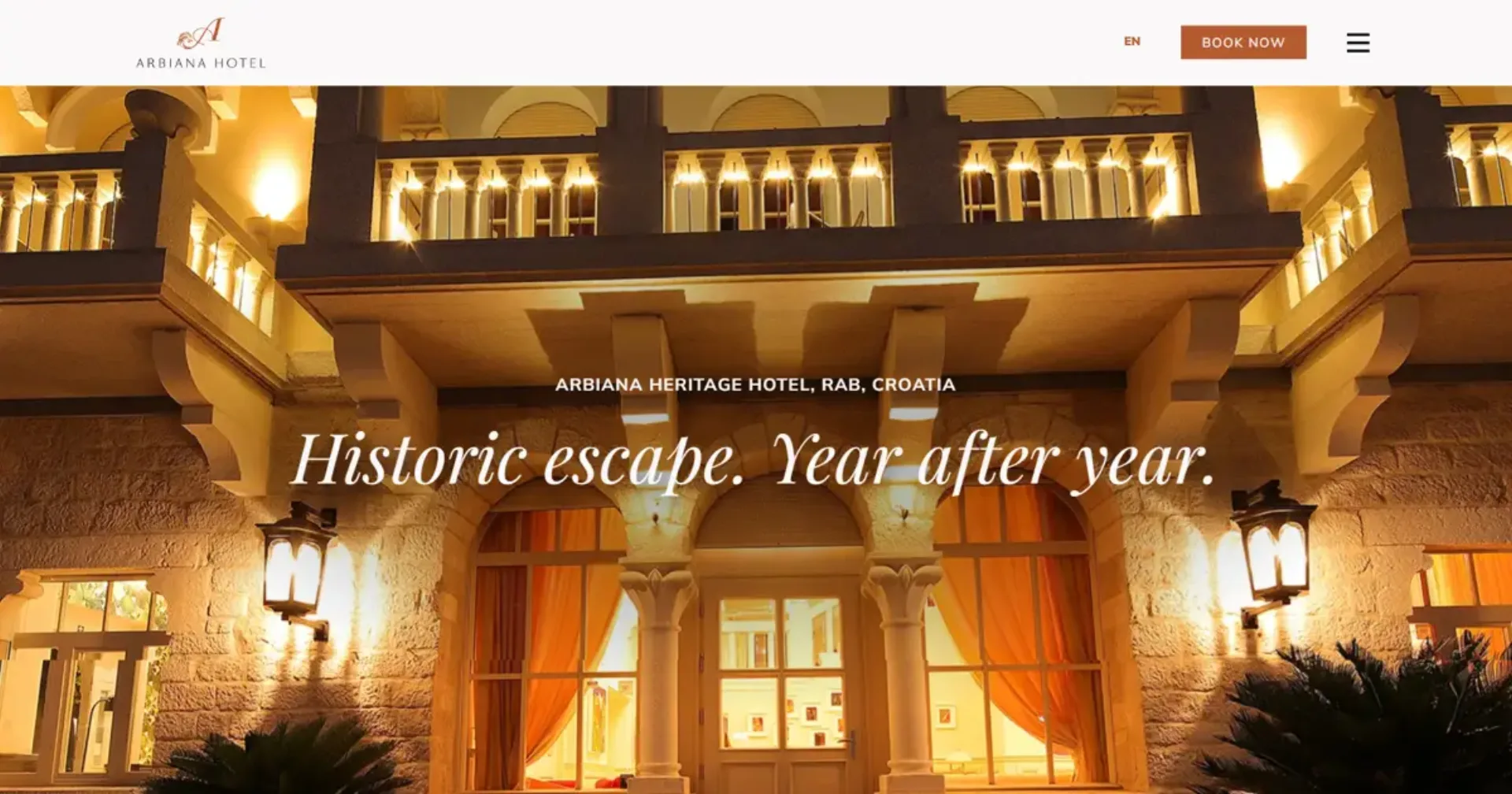 Arbiana Heritage Hotel, a dog friendly hotel in Rab