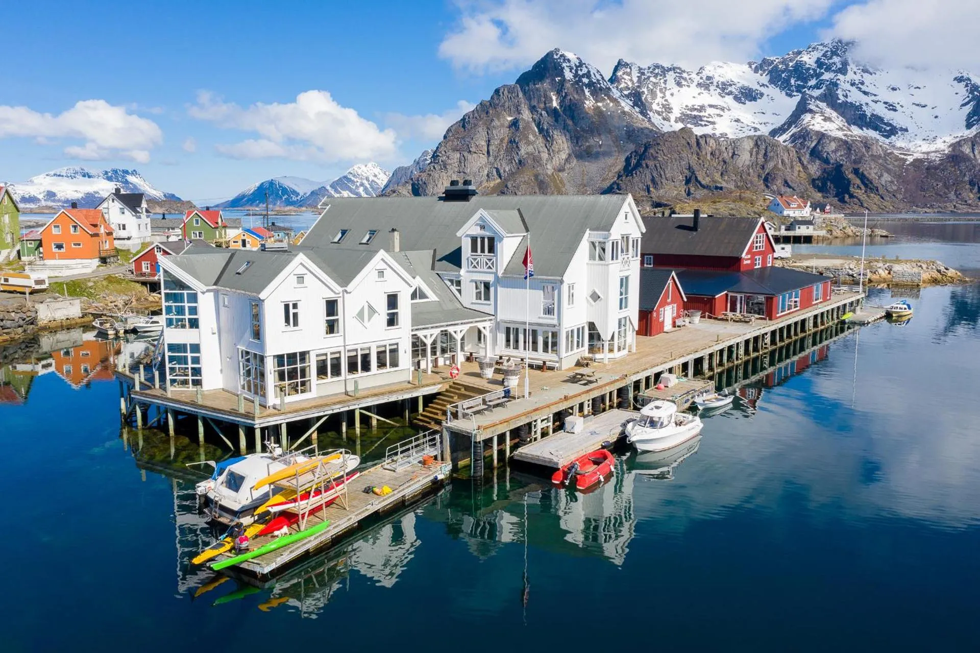 Dog Friendly Hotel $Henningsvær - $Henningsvær Bryggehotell - by Classic Norway Hotels